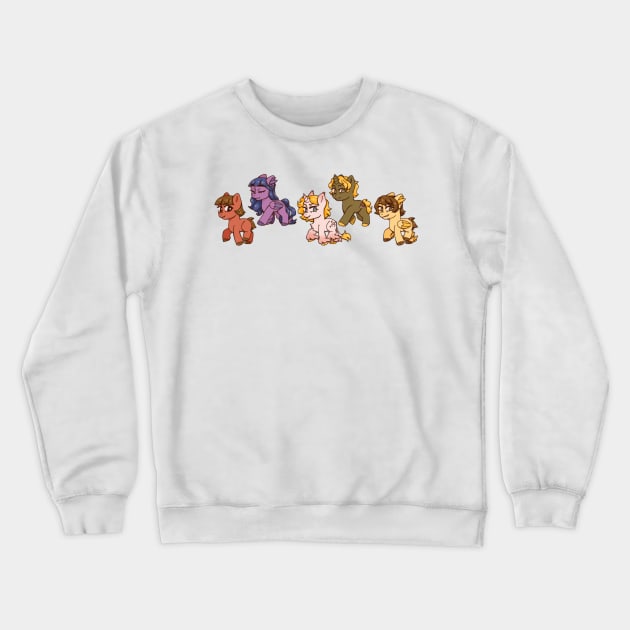 Fillies Crewneck Sweatshirt by paperstarzz